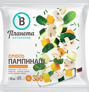 Изображение товара Смесь овощная Планета Витаминов Пампинаш быстрозамороженная 350г