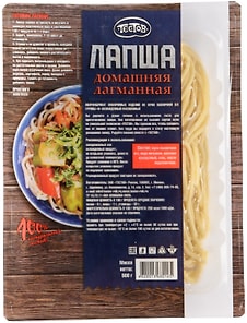 Изображение товара Лапша Тестов Лагманная домашняя 500г