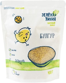 Изображение товара Крупа Зеленая Линия Булгур 400г