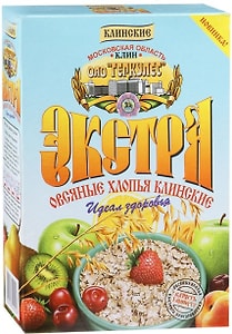 Изображение товара Хлопья Клинские овсяные Экстра 400г