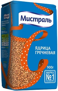 Изображение товара Крупа Мистраль Гречневая ядрица 900г