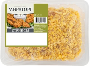 Изображение товара Стрипсы Мираторг из мяса цыплят-бройлеров 350г