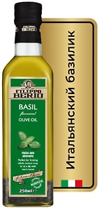Изображение товара Масло оливковое Filippo Berio Extra Virgin Базилик 250мл