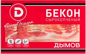 Изображение товара Бекон Дымов сырокопченый 200г
