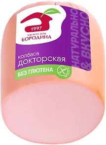 Изображение товара Колбаса Мясной дом Бородина Докторская вареная 500г