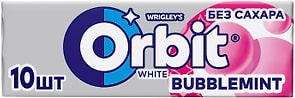 Изображение товара Жевательная резинка Orbit White Bubblemint 13.6г