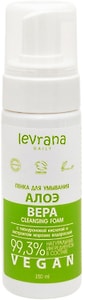 Изображение товара Пенка для умывания Levrana Алоэ вера с гиалуроновой кислотой и экстрактом морских водорослей 150мл