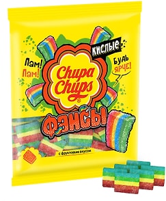 Изображение товара Мармелад Chupa Chups Фансы с фруктовым вкусом 150г