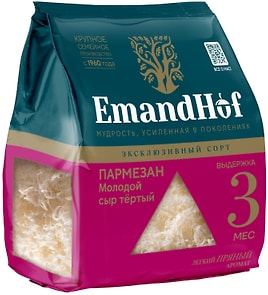 Изображение товара Сыр Emandhof Пармезан молодой тертый 40% 150г