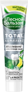 Изображение товара Зубная паста Лесной Бальзам Total Комплекс Отбеливание морской солью и лимоном 150г