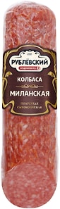 Изображение товара Колбаса Рублевский Миланская сырокопченая полусухая 270г