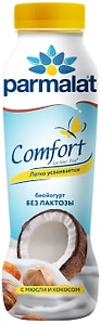 Изображение товара Биойогурт питьевой Parmalat Мюсли и Кокос безлактозный 290г
