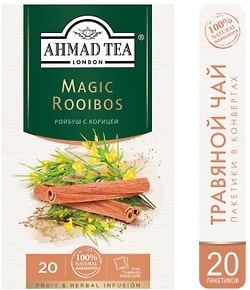 Изображение товара Чай травяной Ahmad Tea Magic Rooibos Ройбуш с корицей 20*1.5г