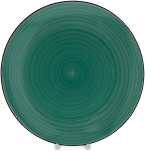 Изображение товара Тарелка Elrington Аэрограф изумруд мелкая 27см