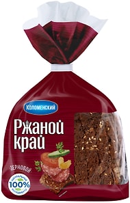 Изображение товара Хлеб Ржаной Край Зерновой нарезка 300г