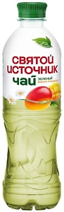 Изображение товара Чай Святой Источник холодный со вкусом манго и ромашки зеленый 500мл