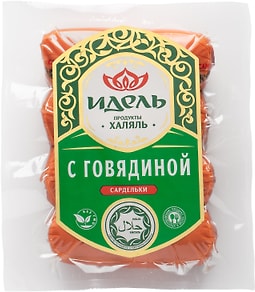 Изображение товара Сардельки Идель из мяса кур говядиной Халяль 300г