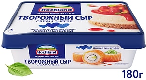 Изображение товара Сыр творожный Hochland Для кулинарии: для горячих и холодных блюд 65% 180г