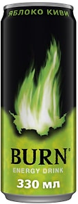 Изображение товара Напиток Burn энергетический Яблоко и киви 330мл