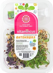 Изображение товара Салатный ростковый микс Vitamincus Фитоняшка 100г