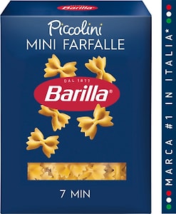 Изображение товара Макароны Barilla Piccolini Mini Farfalle 400г
