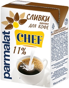 Изображение товара Сливки Parmalat 11% 200мл