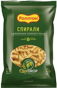 Изображение товара Макароны Роллтон Спирали с оливковым маслом группа А 400г