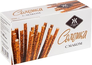 Изображение товара Соломка Жуковский хлеб сдобная с маком 200г