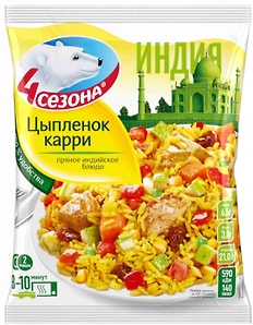 Изображение товара Цыпленок карри 4 сезона 600г