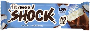 Изображение товара Батончик глазированный FitnesShock Кокос 50г