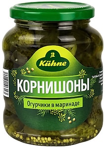 Изображение товара Корнишоны Kuhne маринованные 330г