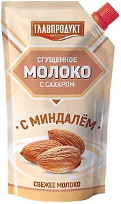 Изображение товара Молоко сгущенное Главпродукт с миндалем 3.7% 270г