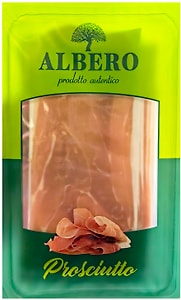 Изображение товара Прошутто крудо Albero из свинины сыровяленой нарезка 70г