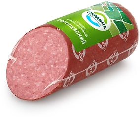 Изображение товара Колбаса Окраина cервелат Европейский варено-копченая  470гг