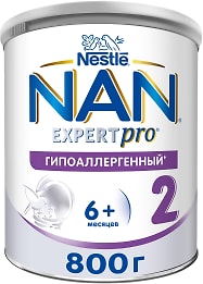 Изображение товара Смесь детская NAN 2 Гипоаллергенный с 6 месяцев 800г