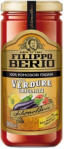Изображение товара Соус Filippo Berio Томатный с овощами на гриле 340г