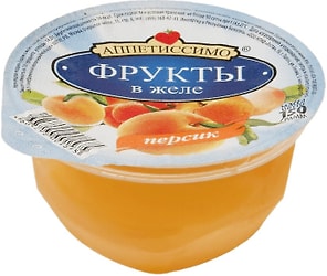Изображение товара Желе Аппетиссимо  Персик 150г