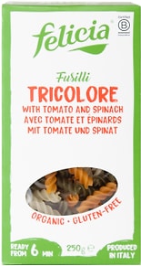 Изображение товара Макароны Felicia Fusilli Tricolore Спиральки 250г