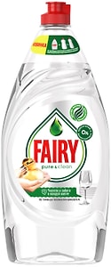 Изображение товара Средство для мытья посуды Fairy Pure&Clean без отдушек 900мл