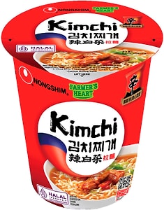Изображение товара Лапша быстрого приготовления Nongshim Кимчи Рамен 70г