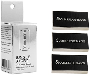Изображение товара Комплект лезвий Jungle Story High Quality 3*5 15шт