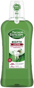 Изображение товара Ополаскиватель для рта Лесной Бальзам на отваре трав Форте Актив 400мл