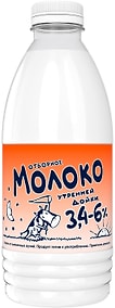 Изображение товара Молоко Утренней дойки отборное 3.4-6% 930мл