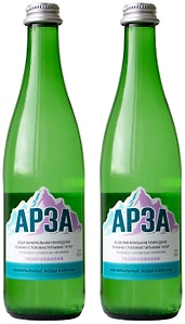 Изображение товара Вода Арза минеральная природная лечебно-столовая питьевая газированная 500мл