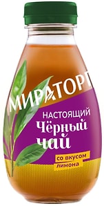 Изображение товара Чай черный Мираторг со вкусом лимона 370мл