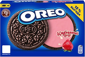 Изображение товара Печенье Oreo Клубничный вкус 228г