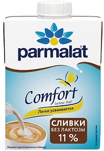 Изображение товара Сливки Parmalat Comfort 11% без лактозы 500г