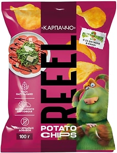 Изображение товара Чипсы Reeel Карпаччо 100г