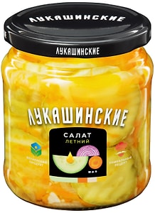 Изображение товара Салат Лукашинские закуски Летний из молодых кабачков 430г
