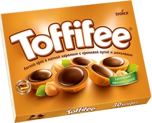 Изображение товара Конфеты Toffifee Лесной орех в карамели 250г